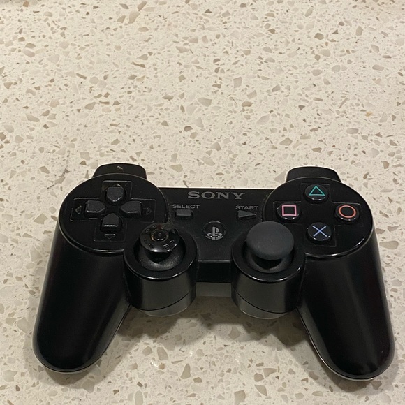 OEM Sony PlayStation 3 PS3 Dualshock Sixaxis Wireless Controller CECHZC2U Black - Picture 5 of 8